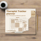 The Therapist Avenue Planner- Entrepreneur Style- Downloadable PDF