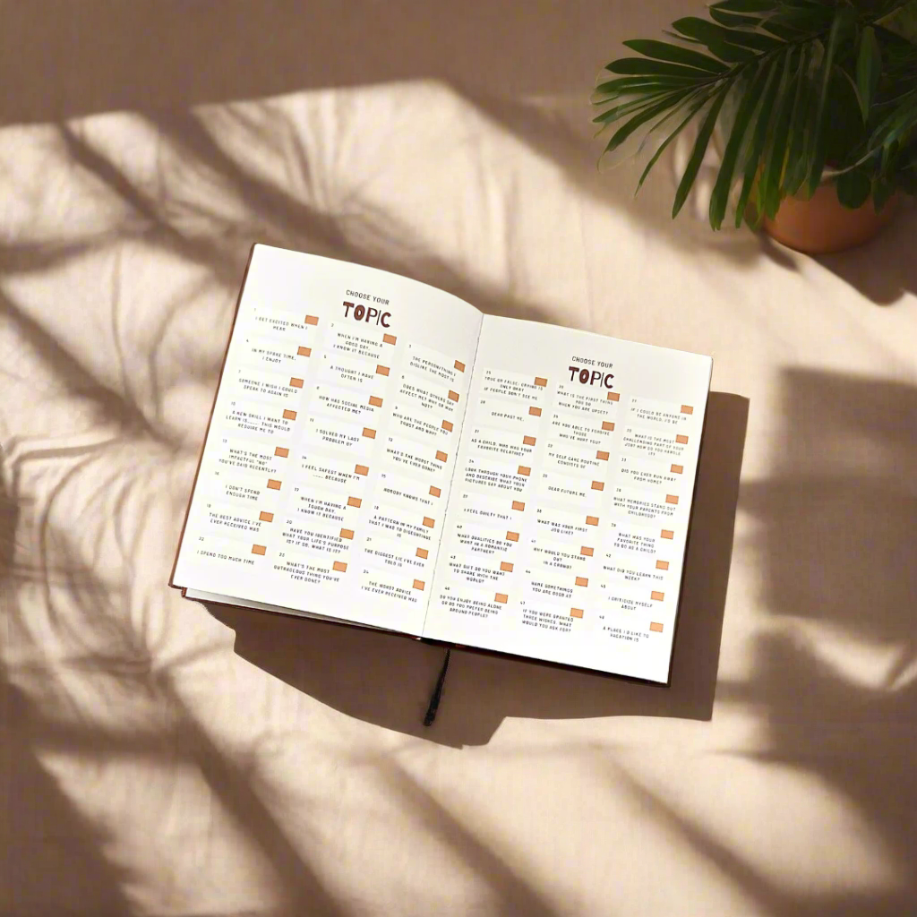 Mental health Journal, self help journal, self-guided, journal with writing prompts, I Know Me Journal, 